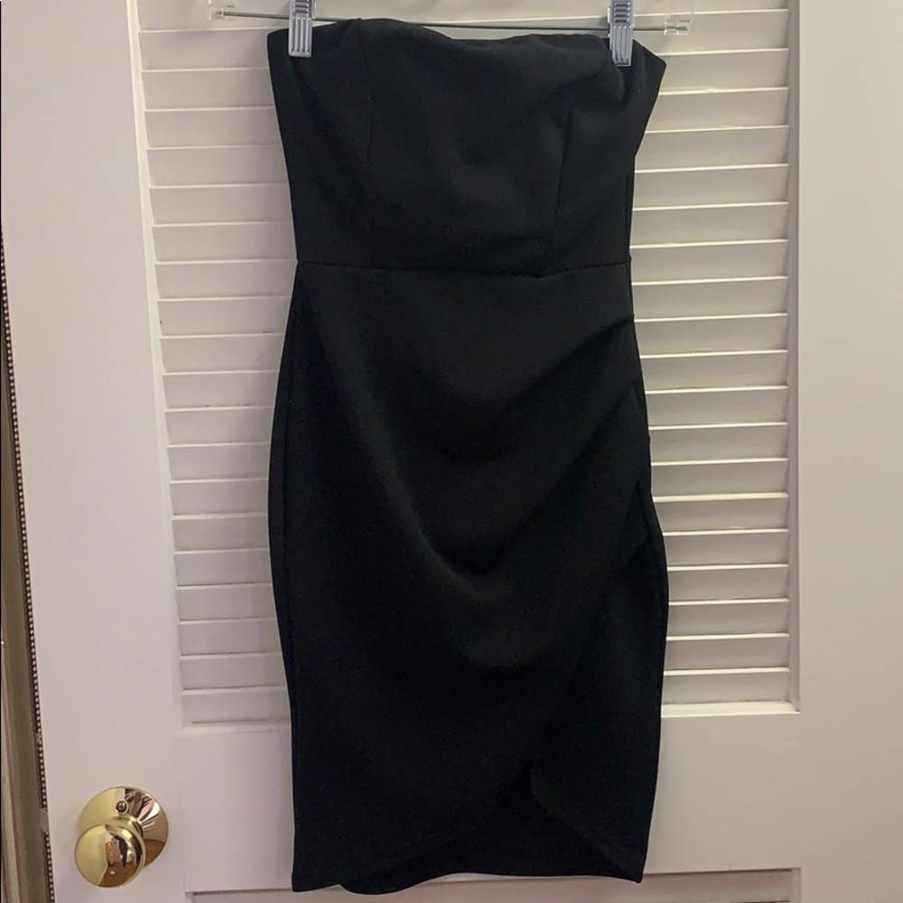 Strapless Ruched Mini Dress - Picture 2 of 2
